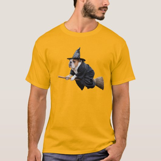 ブルドッグ魔女 Tシャツ (正面)
