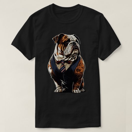 ブルドッグ1 Tシャツ (デザイン正面)