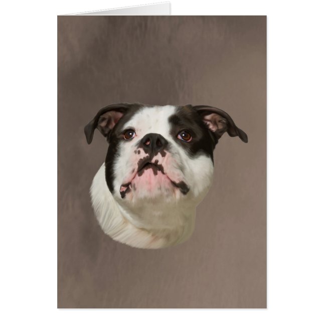 ブルドッグ・ウォーター・カラー・アー絵画ト (正面)