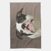 ブルドッグ・ウォーター・カラー・アー絵画ト キッチンタオル (縦)