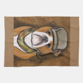 ブルドッグ キッチンタオル (横)