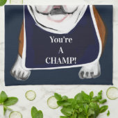 ブルドッグ キッチンタオル (折り畳み)