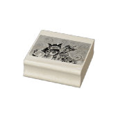 ブルドッグ&キャットロボットSCI FIゴムスタンプ ラバースタンプ (スタンプ)