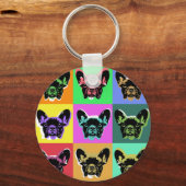 ブルドッグ キーホルダー (正面)