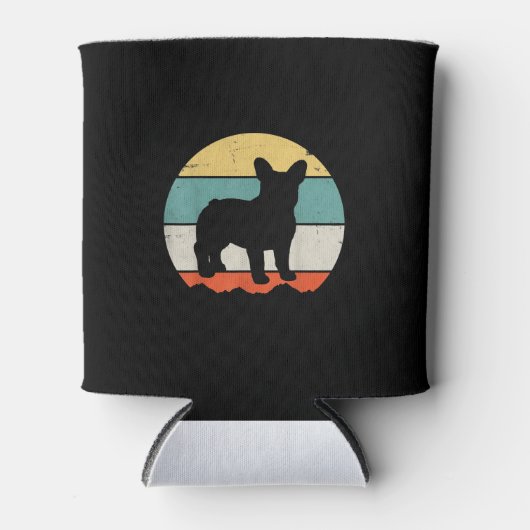 ブルドッグ |ギフト女の子たちフランスの、ブルドッグ 缶クーラー (正面)