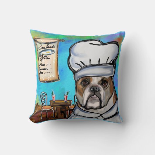 ブルドッグ クッション (正面)