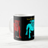ブルドッグ コーヒーマグカップ (正面左)