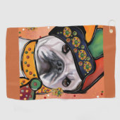 ブルドッグ ゴルフタオル (横)