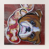 ブルドッグ ジグソーパズル (横)