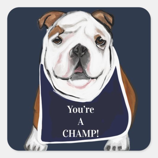 ブルドッグ スクエアシール (正面)