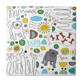 ブルドッグ タイル (正面)