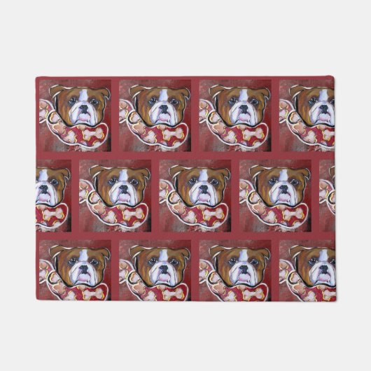 ブルドッグ ドアマット (正面)