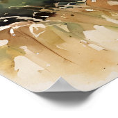 ブルドッグ – ドッグアートプリント ポスター (角)