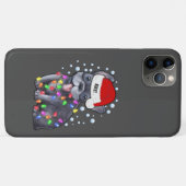 ブルドッグ・ドッグフランスの・ヴィーブ付きクリスマスライト Case-Mate iPhoneケース (裏面(横))