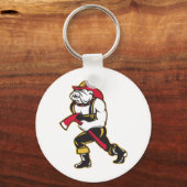 ブルドッグ・ドッグ消防士 キーホルダー (正面)