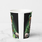 ブルドッグ・ドライビング・バイク・セント・パトリック・デー 紙コップ (右)