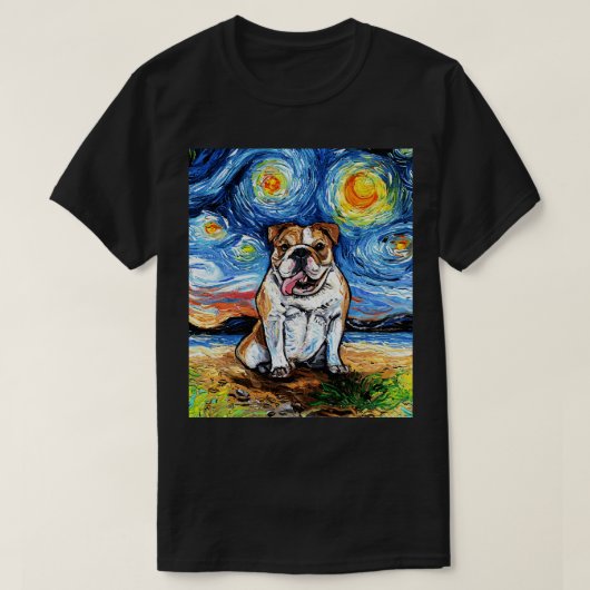 ブルドッグ・ナイト Tシャツ (デザイン正面)