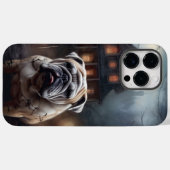 ブルドッグ ハロウィン おばけ  Case-Mate iPhoneケース (裏面 (横))