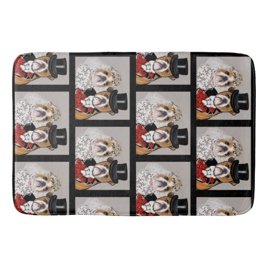 ブルドッグ バスマット (正面)