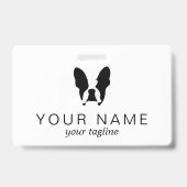 ブルドッグ バッジ (Back)