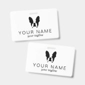 ブルドッグ バッジ (Front & Back)