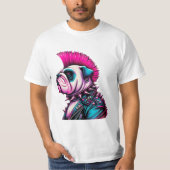 ブルドッグ・パンク・ロック Tシャツ (正面)