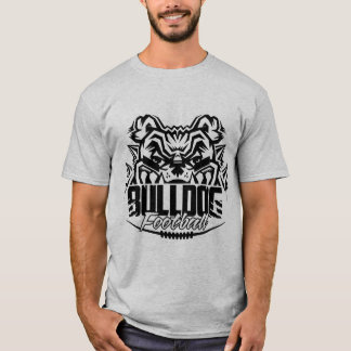 ブルドッグ フットボール Tシャツ