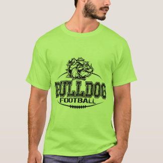 ブルドッグ フットボール Tシャツ