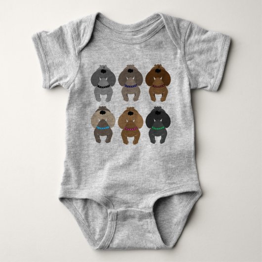 ブルドッグ ベビーボディスーツ (正面)