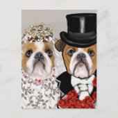 ブルドッグ ポストカード (正面)