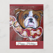 ブルドッグ ポストカード (正面)