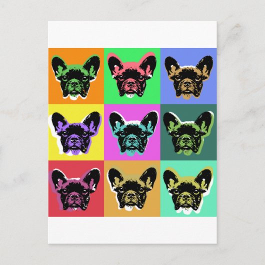 ブルドッグ ポストカード (正面)