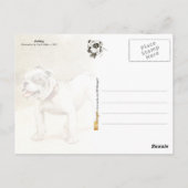 ブルドッグ ポストカード (裏面)