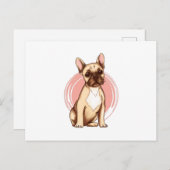 ブルドッグ ポストカード (正面/裏面)