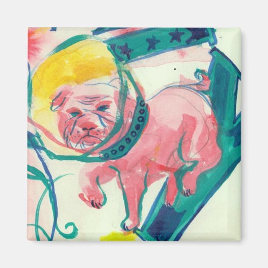 ブルドッグ – マグネット (正面)