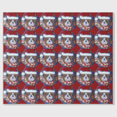 ブルドッグ ラッピングペーパー (フラット)