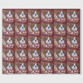 ブルドッグ ラッピングペーパー (フラット)