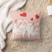 ブルドッグ・ラブ クッション (ブランケット)