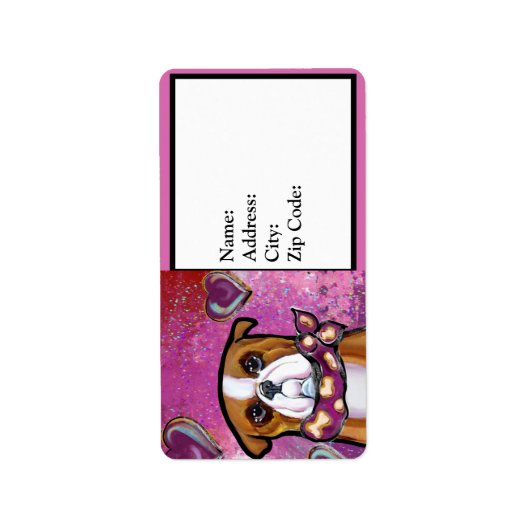 ブルドッグ ラベル (正面)