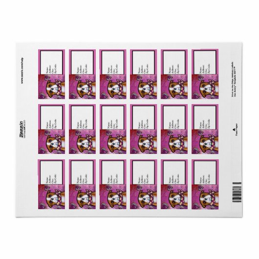 ブルドッグ ラベル (フルシート)