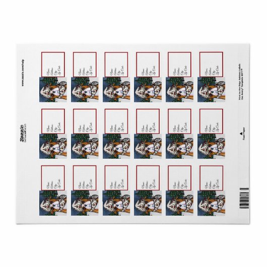 ブルドッグ ラベル (フルシート)