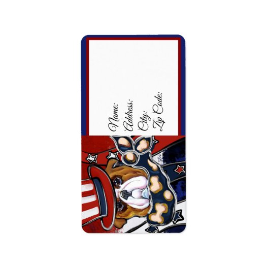 ブルドッグ ラベル (正面)