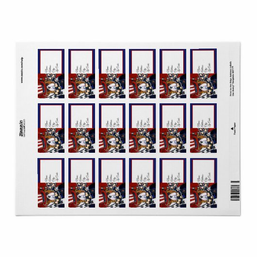 ブルドッグ ラベル (フルシート)