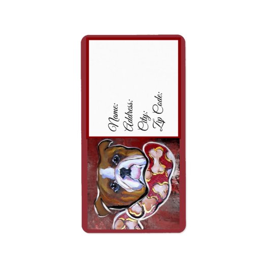 ブルドッグ ラベル (正面)