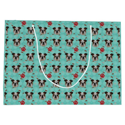 ブルドッグ ラージペーパーバッグ (裏面)