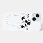 ブルドッグ リラックス ホリデーケース Case-Mate iPhoneケース (裏面 (横))