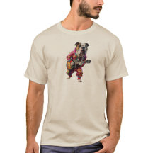 ブルドッグ ロックスター Tシャツ