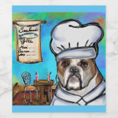 ブルドッグ ワインラベル (シングルラベル)