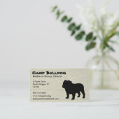 ブルドッグ 名刺 (スタンド正面)