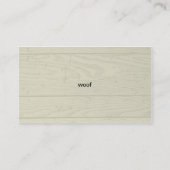 ブルドッグ 名刺 (裏面)